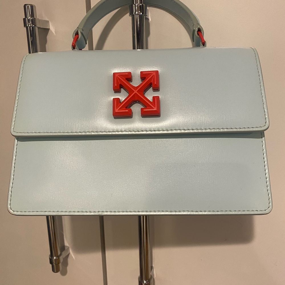 Off-White Jitney Sky Blue Bag